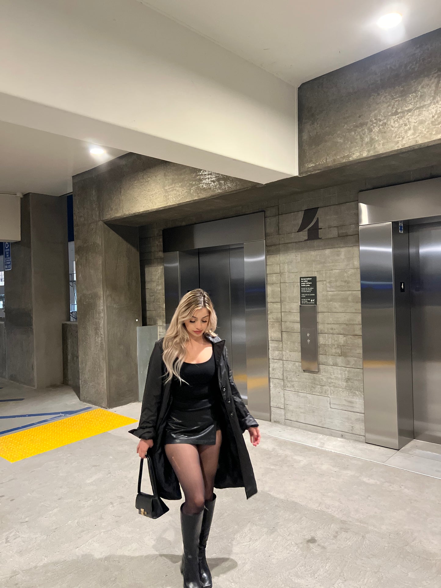 Vegan Leather Mini Skirt