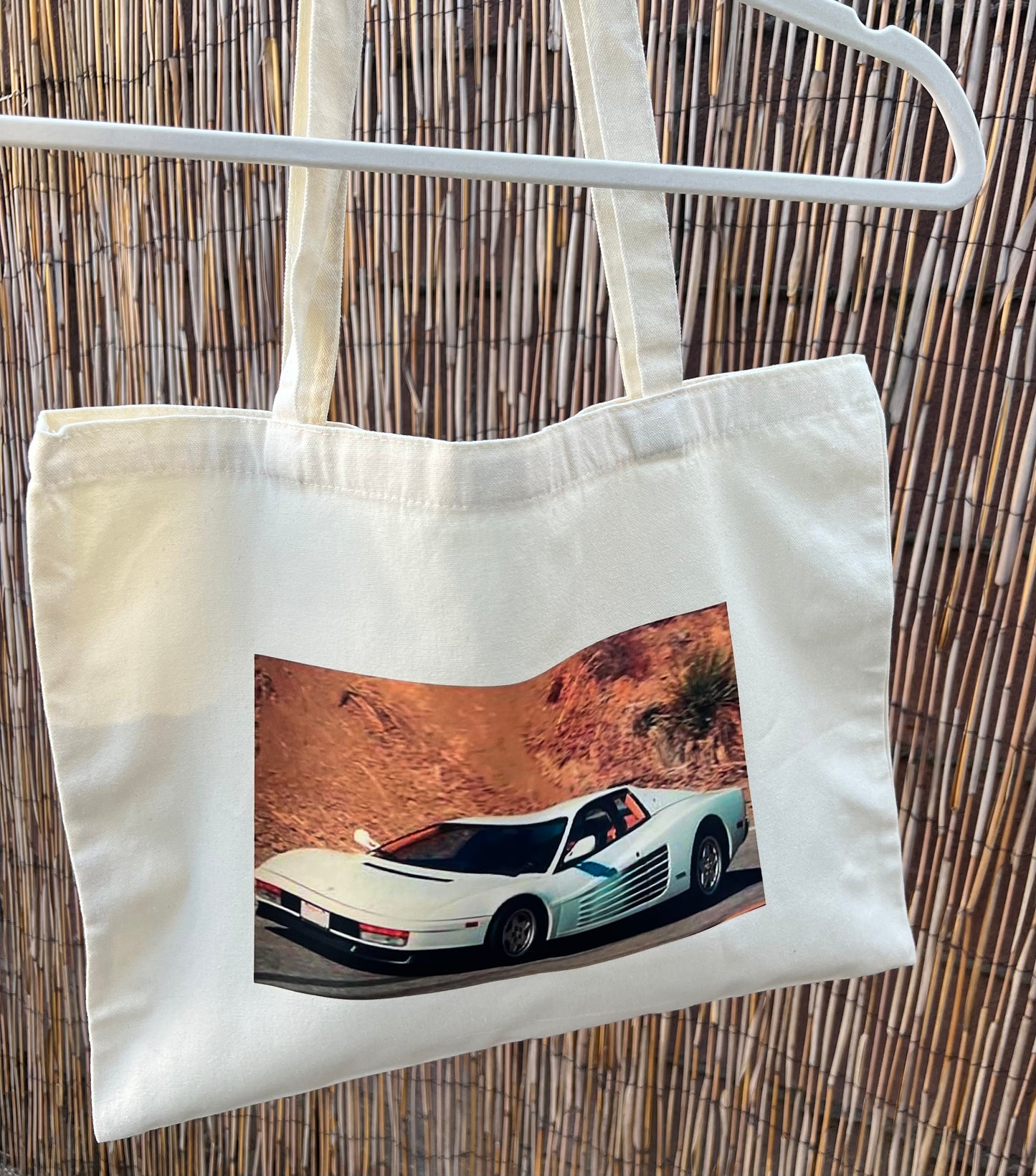 blond double sided tote