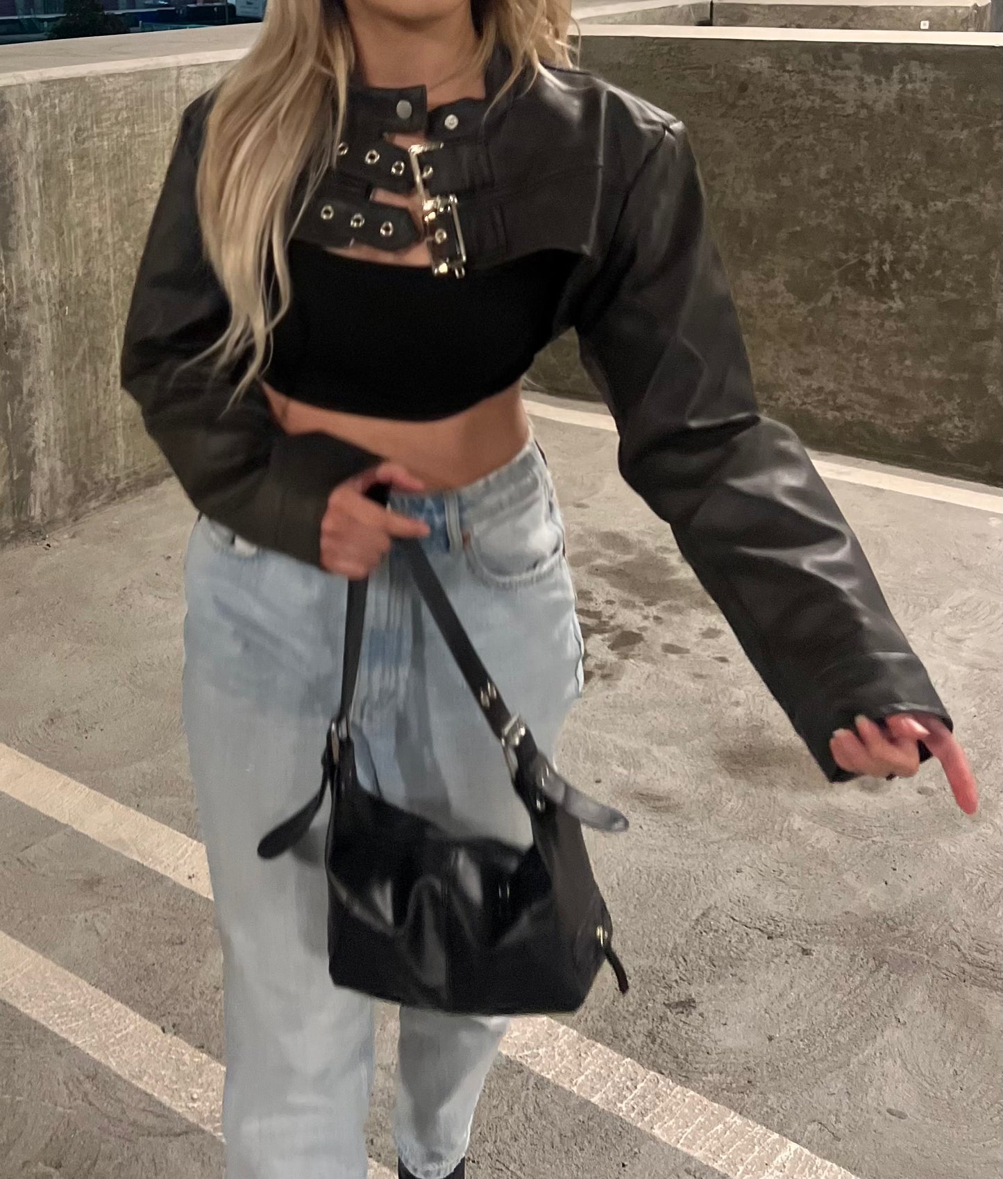 Buckled Moto Jacket