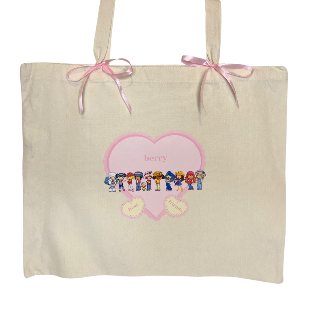 strawberry shortcake + friends tote
