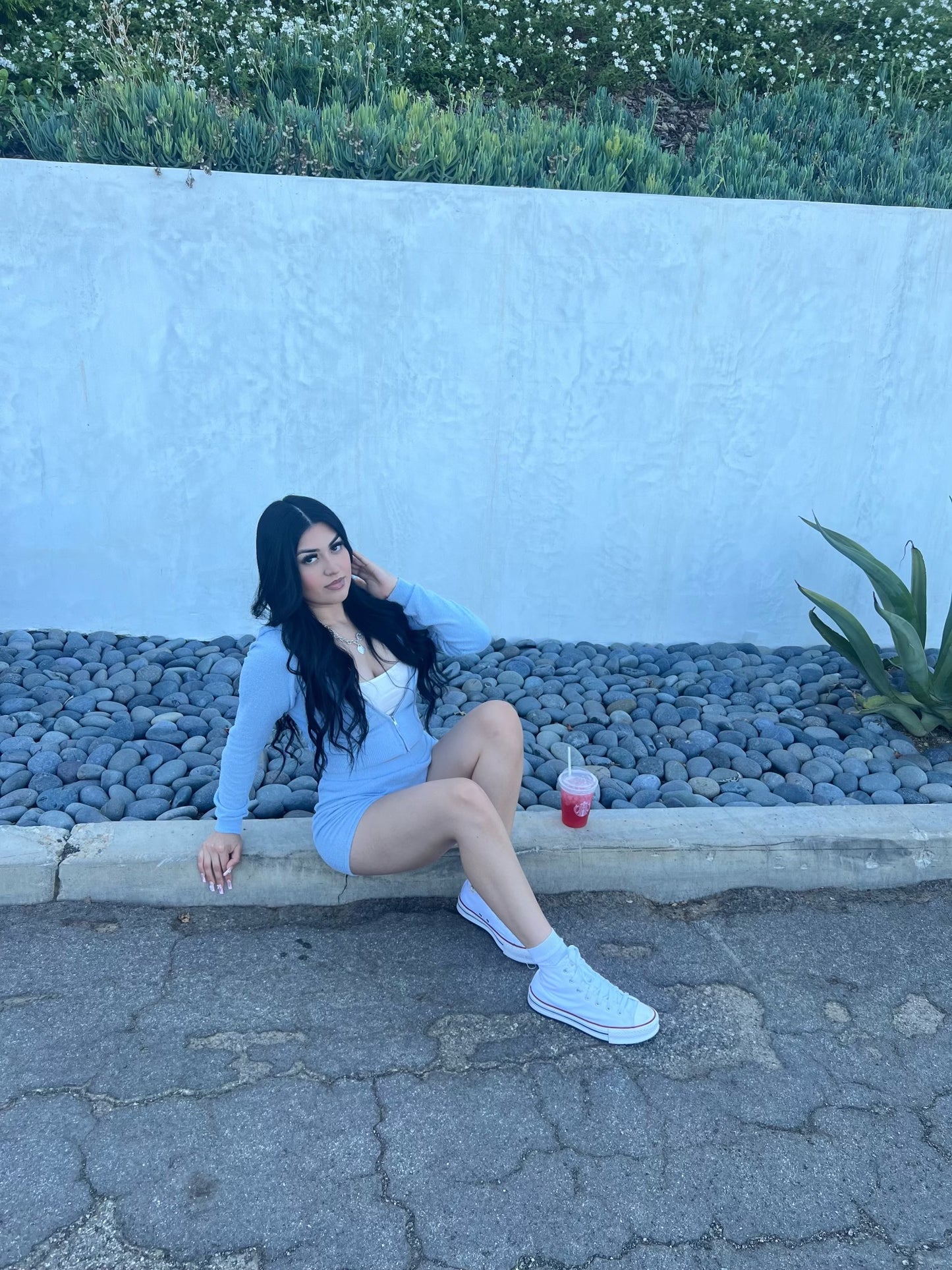 Teddy Two Piece Cropped Zip up and Shorts Set
